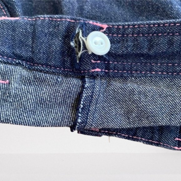 Mezzo Piano StraBerry Denim Skirt Size 130 - Picture 8 of 10